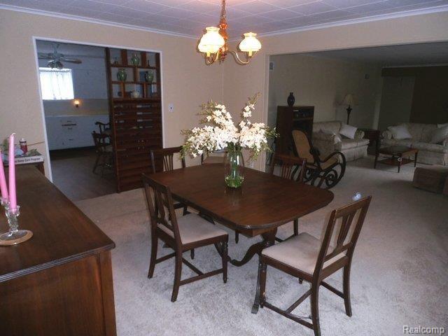 18706 Champaign Road Allen Park, MI 48101 - Photo 6 of 15 Din rm open to kt and liv rm!