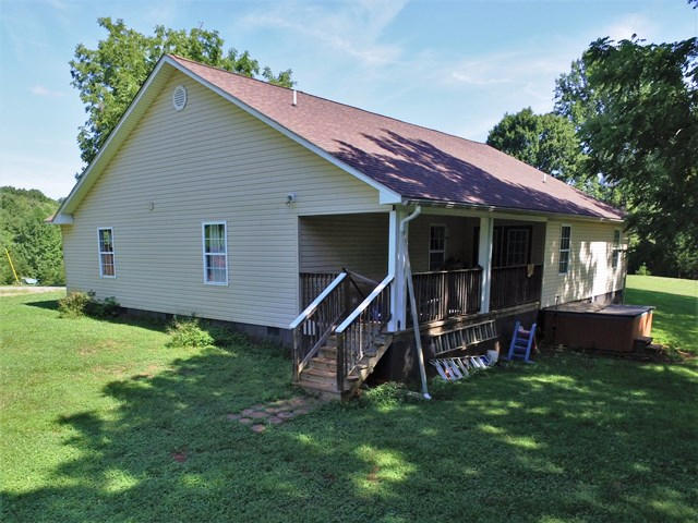 955 Toms Knob Road Rocky Mount, VA 24151 - Photo 28 of 31 Rear of Home w/Cov Porch