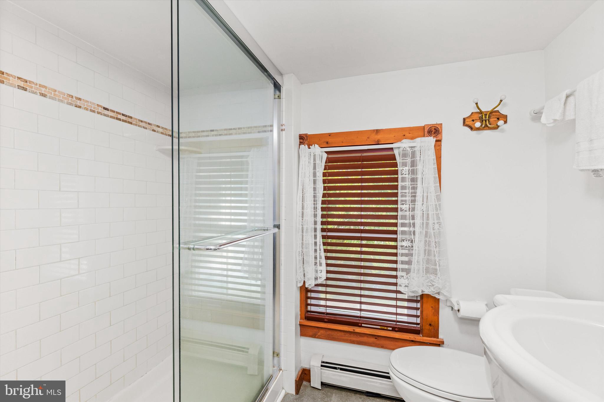 4665 Tyaskin Road Tyaskin, MD 21865 - Photo 29 of 40 a bathroom with a sink a toilet and shower