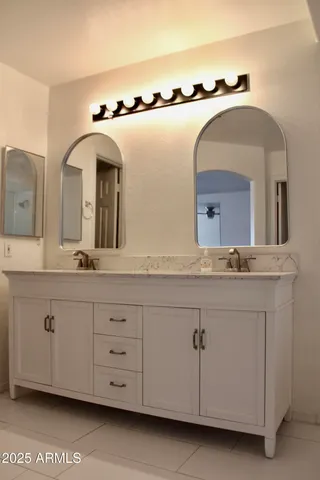 a view of a bathtub in a bathroom