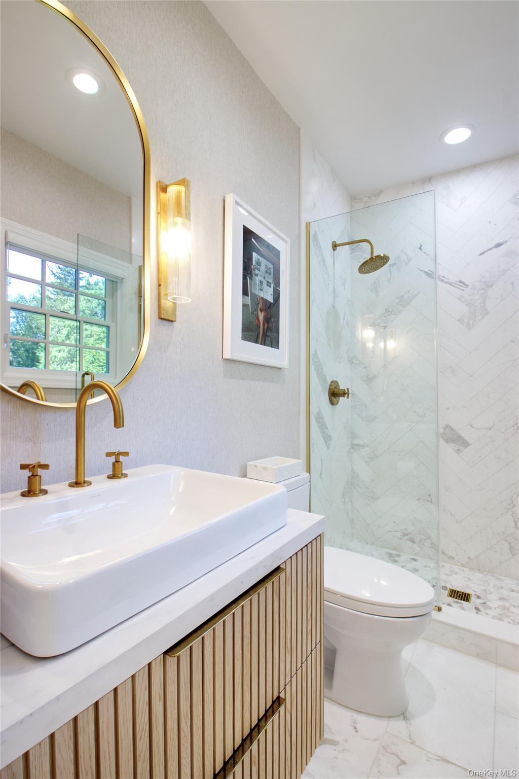 39 Squirrel Hill Road East Hills, NY 11577 - Photo 24 of 35 a bathroom with a sink a toilet and shower