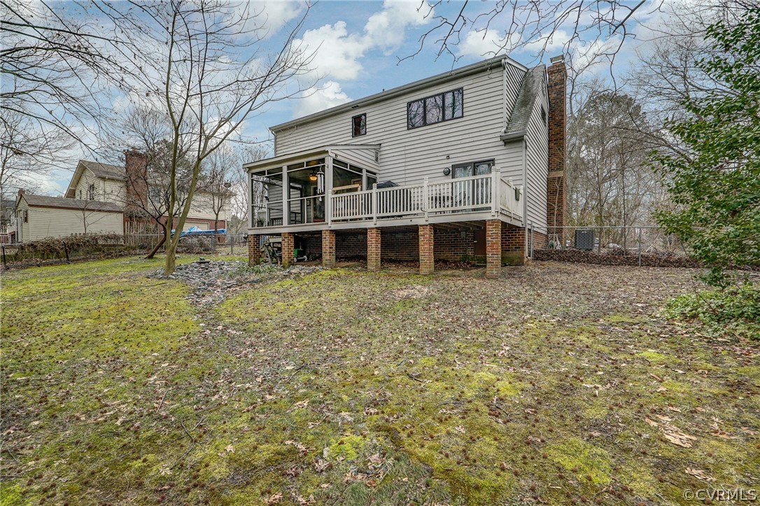 7206 Barkbridge Road Chesterfield, VA 23832 - Photo 30 of 36 a view of a house with a yard