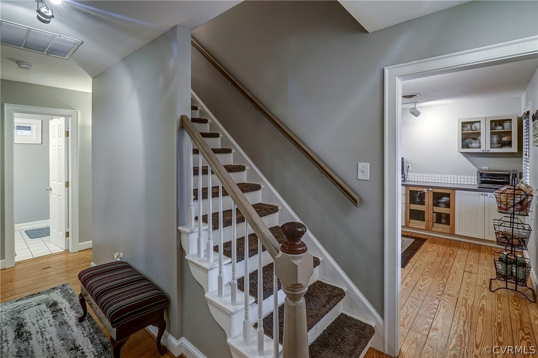 7206 Barkbridge Road Chesterfield, VA 23832 - Photo 9 of 36 a view of entryway and hall with wooden floor