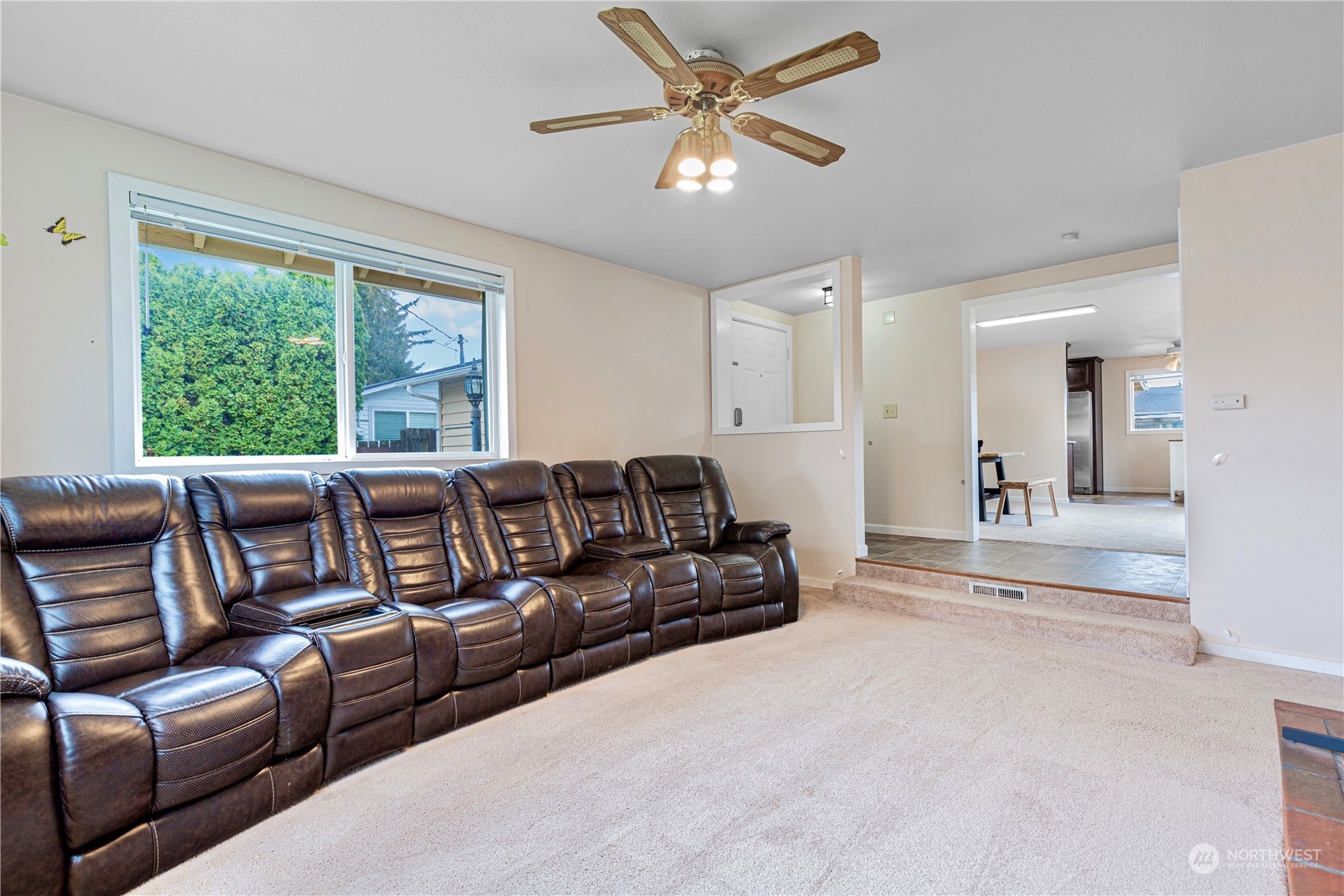 3724 Northeast 9th Street Renton, WA 98056 - Photo 4 of 16 a living room with furniture and a large window