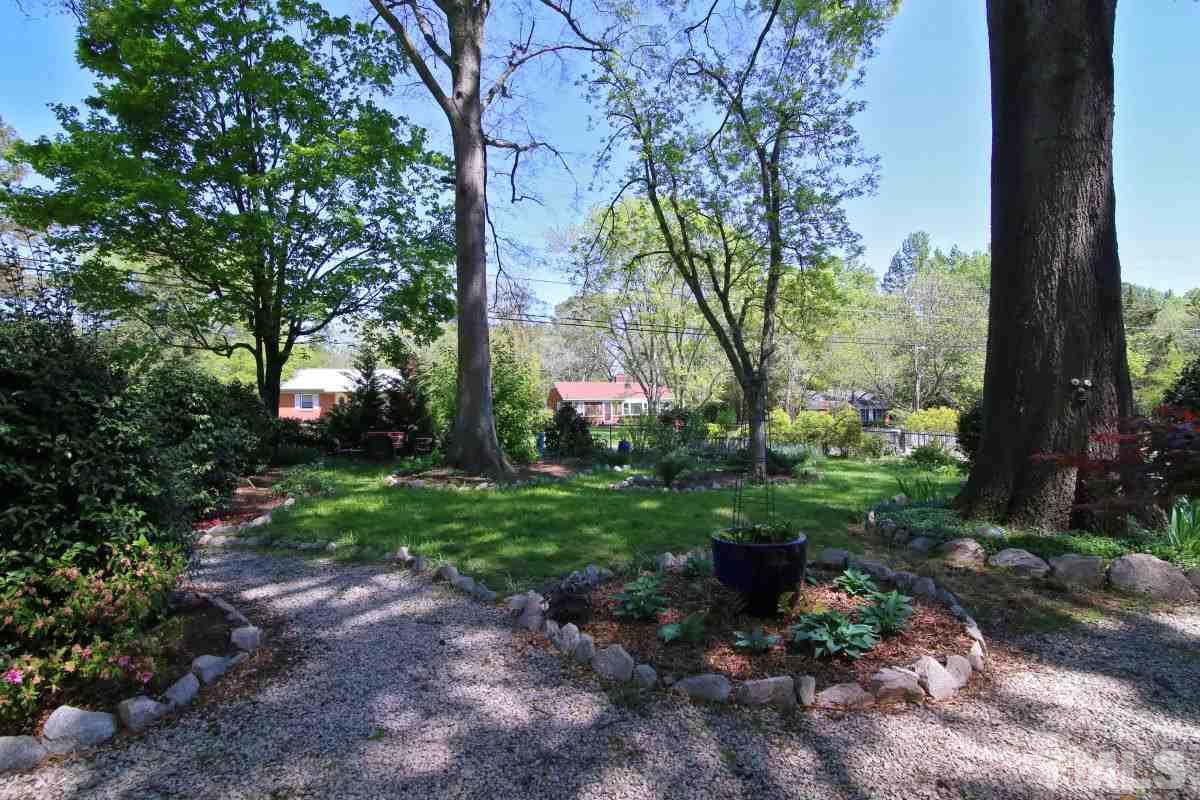 1106 Southerlund Road Garner, NC 27529 - Photo 20 of 24 a view of a garden with a tree