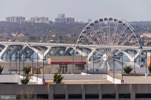 a view of a city with tall buildings