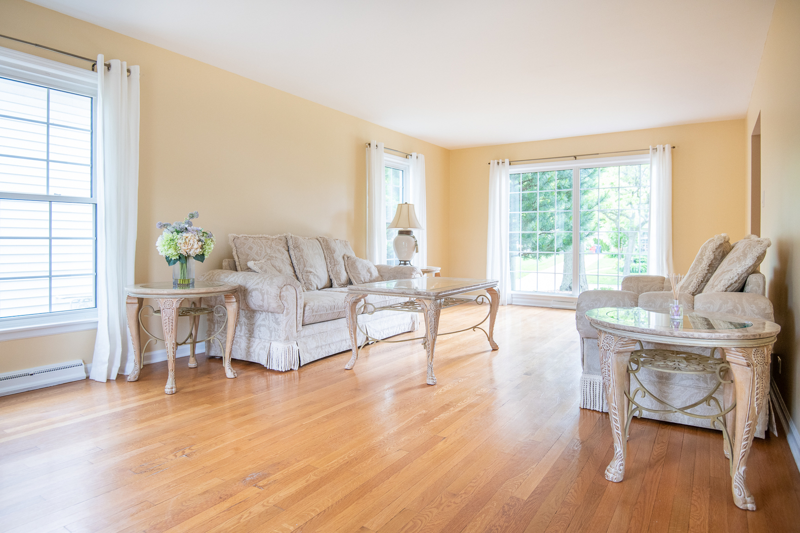 227 Country Club Drive Addison, IL 60101 - Photo 5 of 39 a living room with furniture and a wooden floor