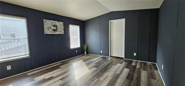 a view of a livingroom with a window