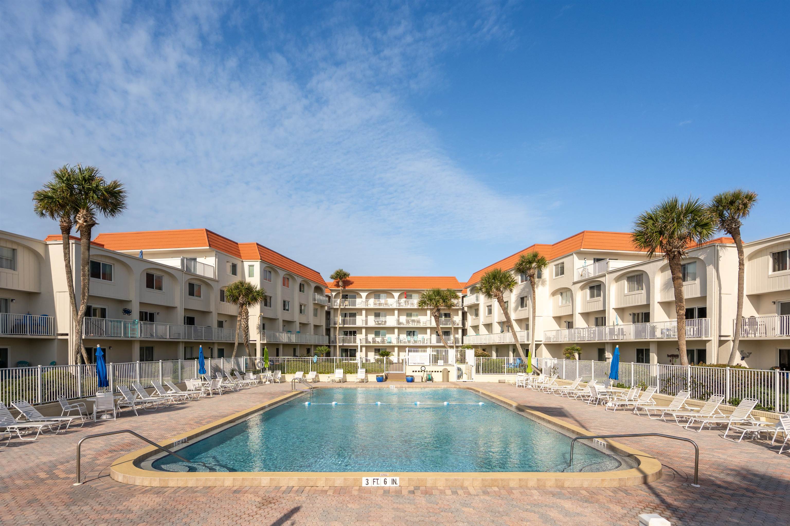 1 Ocean Trace Road, Unit 232 St. Augustine, FL 32080 - Photo 46 of 49 a view of swimming pool with outdoor seating