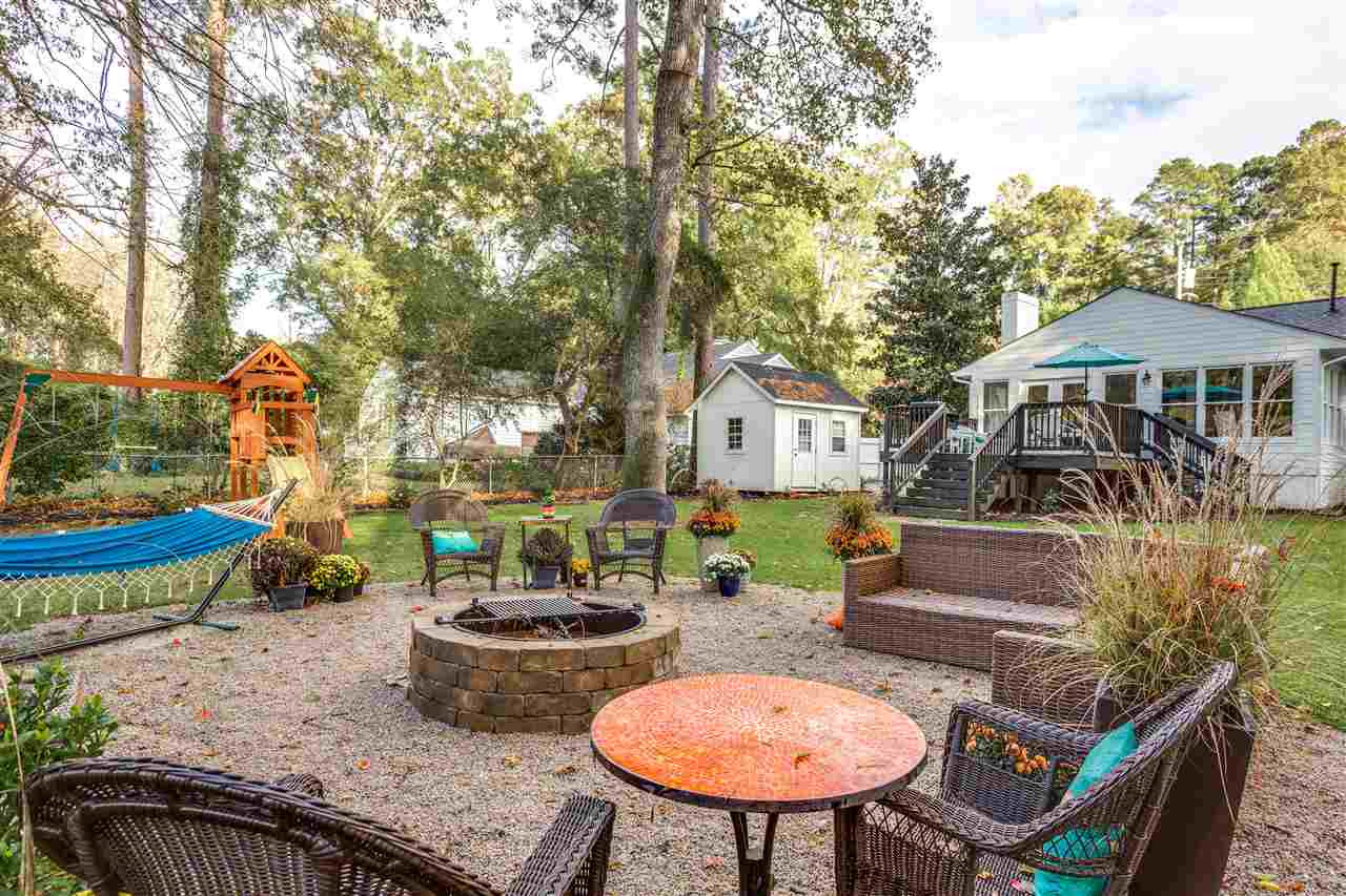 2715 Rothgeb Drive Raleigh, NC 27609 - Photo 21 of 25 HUGE FLAT, FENCED IN BACKYARD WUTH TOTAL SECLUSION! Exterior Back