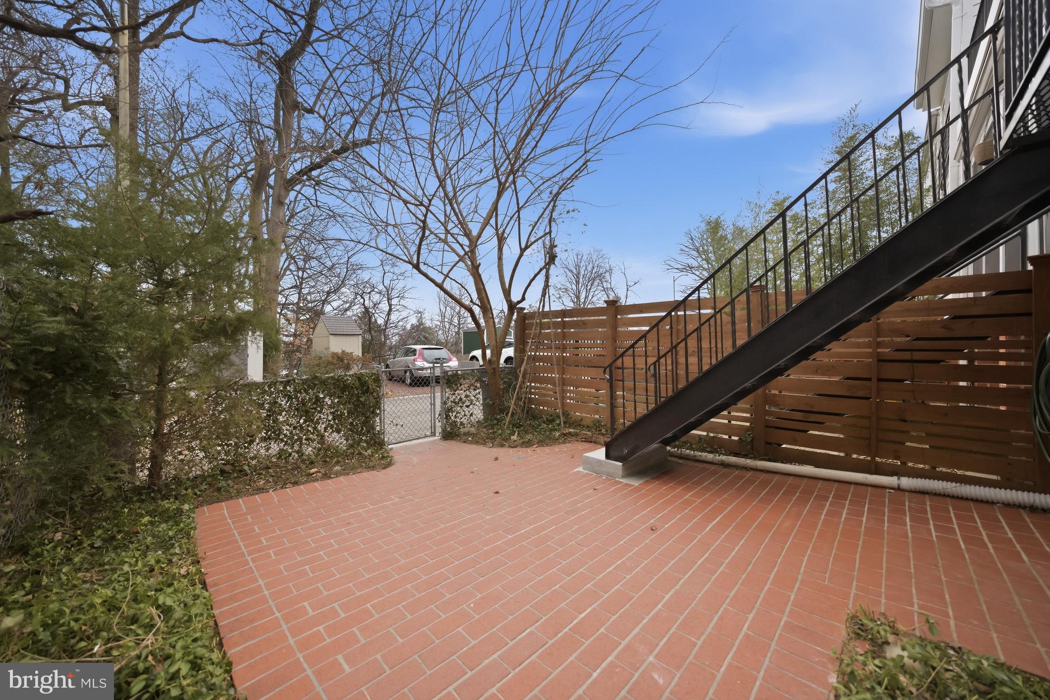 1951 39th Street Northwest Washington, DC 20007 - Photo 28 of 33 Rear patio for extended entertaining