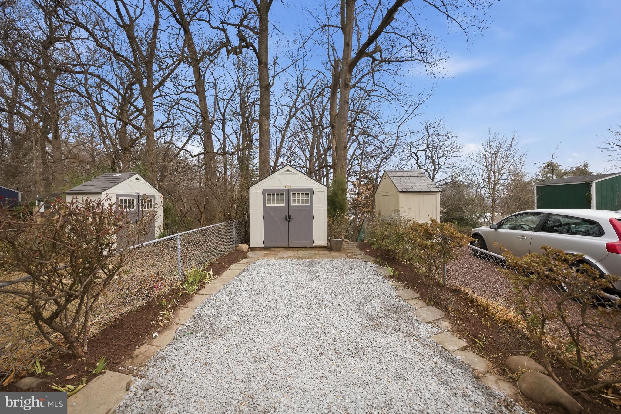 1951 39th Street Northwest Washington, DC 20007 - Photo 30 of 33 Bonus rear lot with parking & shed
