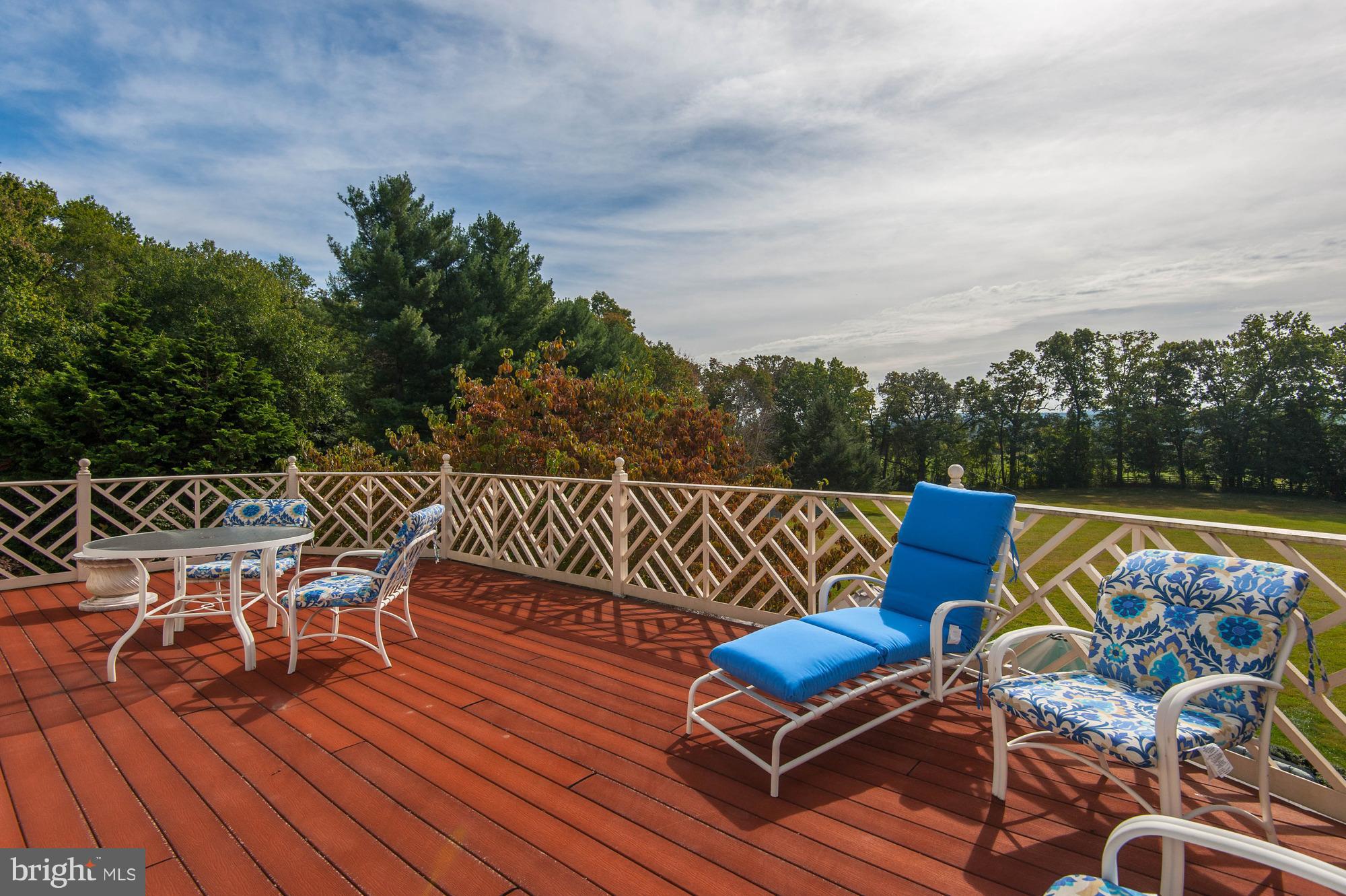 23355 Parsons Road Middleburg, VA 20117 - Photo 17 of 30 Rear deck off back of house with mountain views