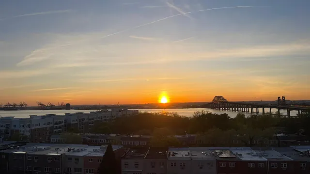 a view of city and a lake