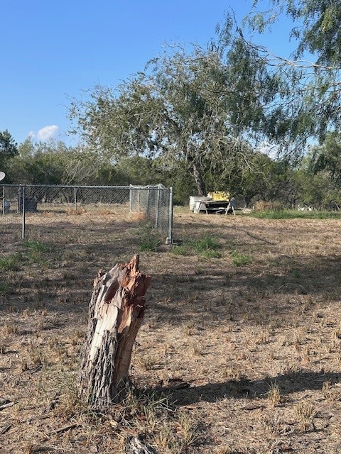5452 Fm 666 Street Mathis, TX 78368 - Photo 13 of 17 a backyard of a house with lots of green space