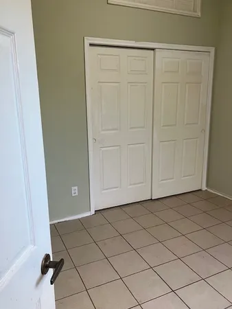 a view of a closet area