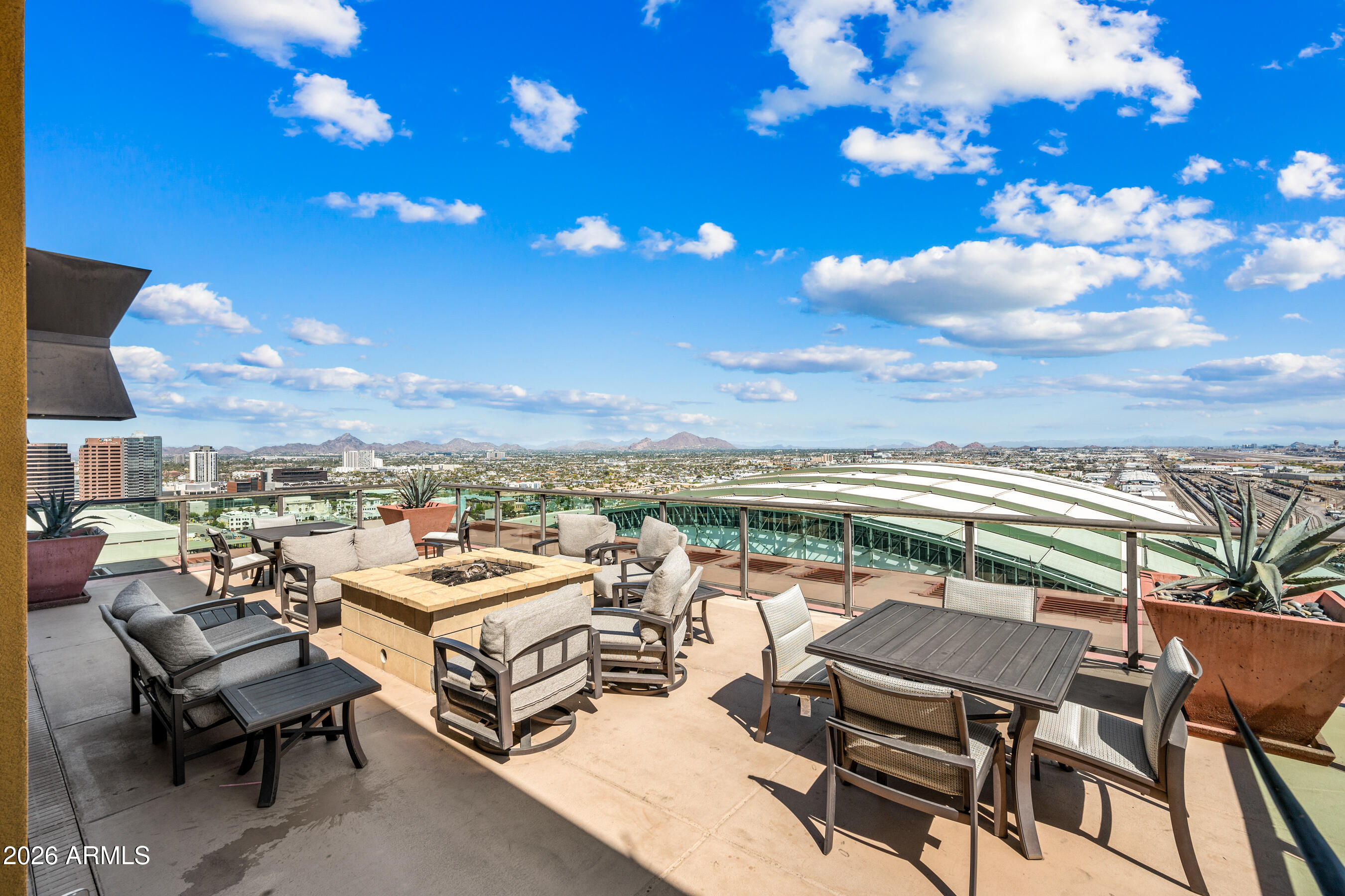 310 South 4th Street, Unit 905 Phoenix, AZ 85004 - Photo 49 of 63 Community Patio wide view