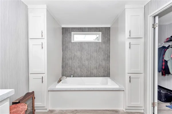 a view of a lake with an outdoor space