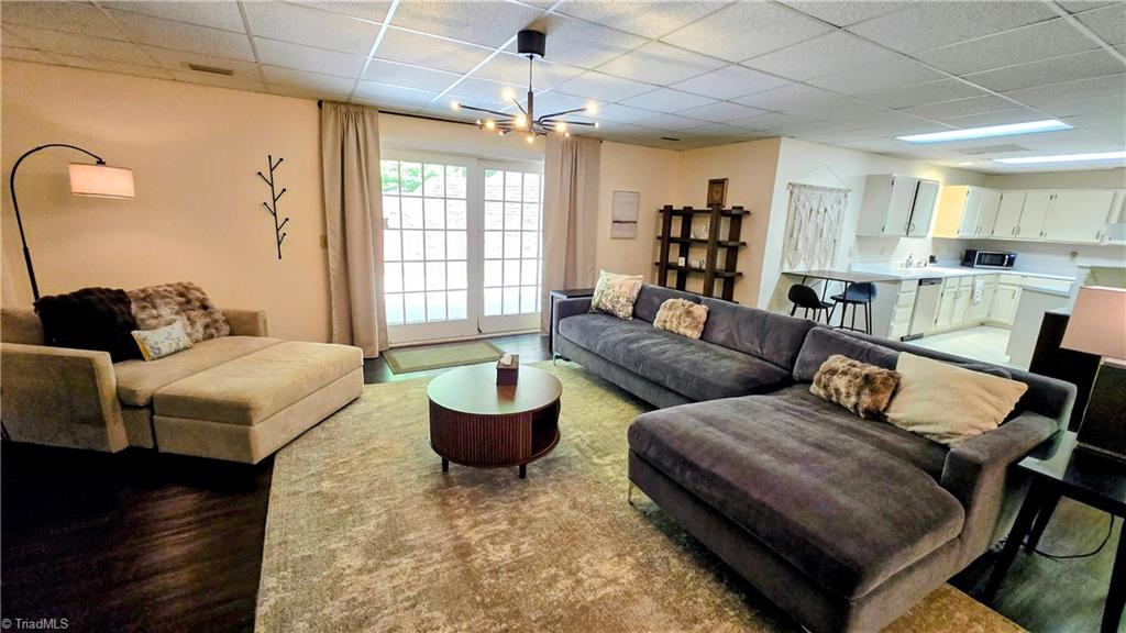 7035 Skylark Road Pfafftown, NC 27040 - Photo 30 of 47 Luxury Lower Level Living with FP, 2nd Kitchen, and Space for Everyone!