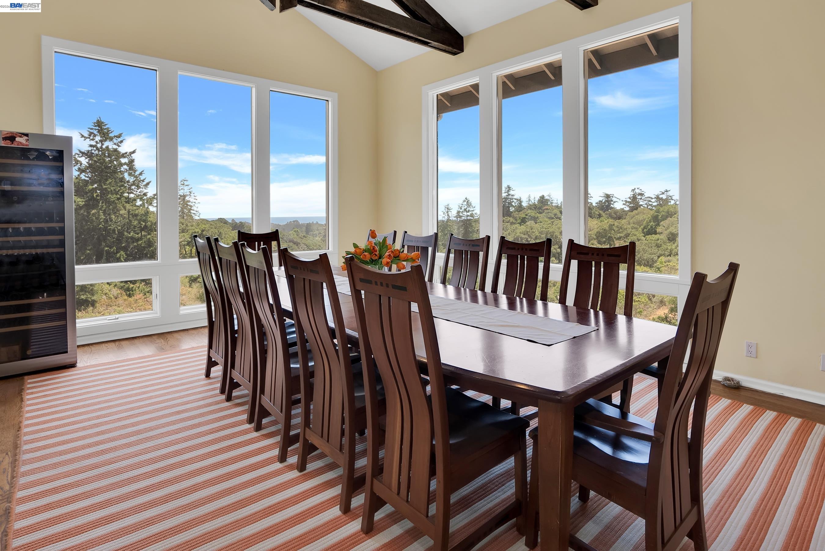 905 Moon Valley Ranch Road Watsonville, CA 95076 - Photo 28 of 60 a view of a dining room with furniture window and outside view