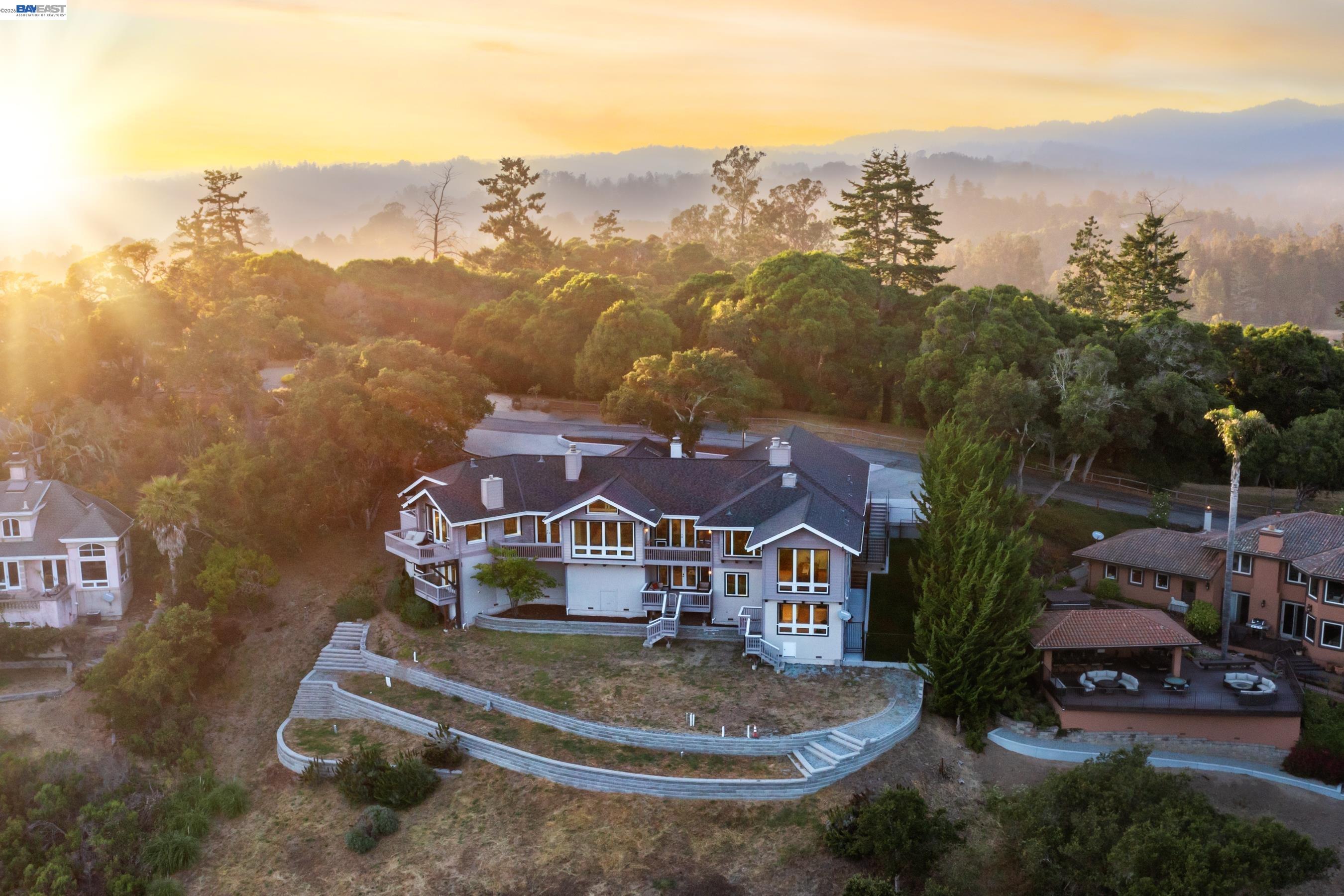 905 Moon Valley Ranch Road Watsonville, CA 95076 - Photo 59 of 60 an aerial view of residential houses with outdoor space and trees