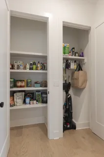 a view of a room with washer and dryer