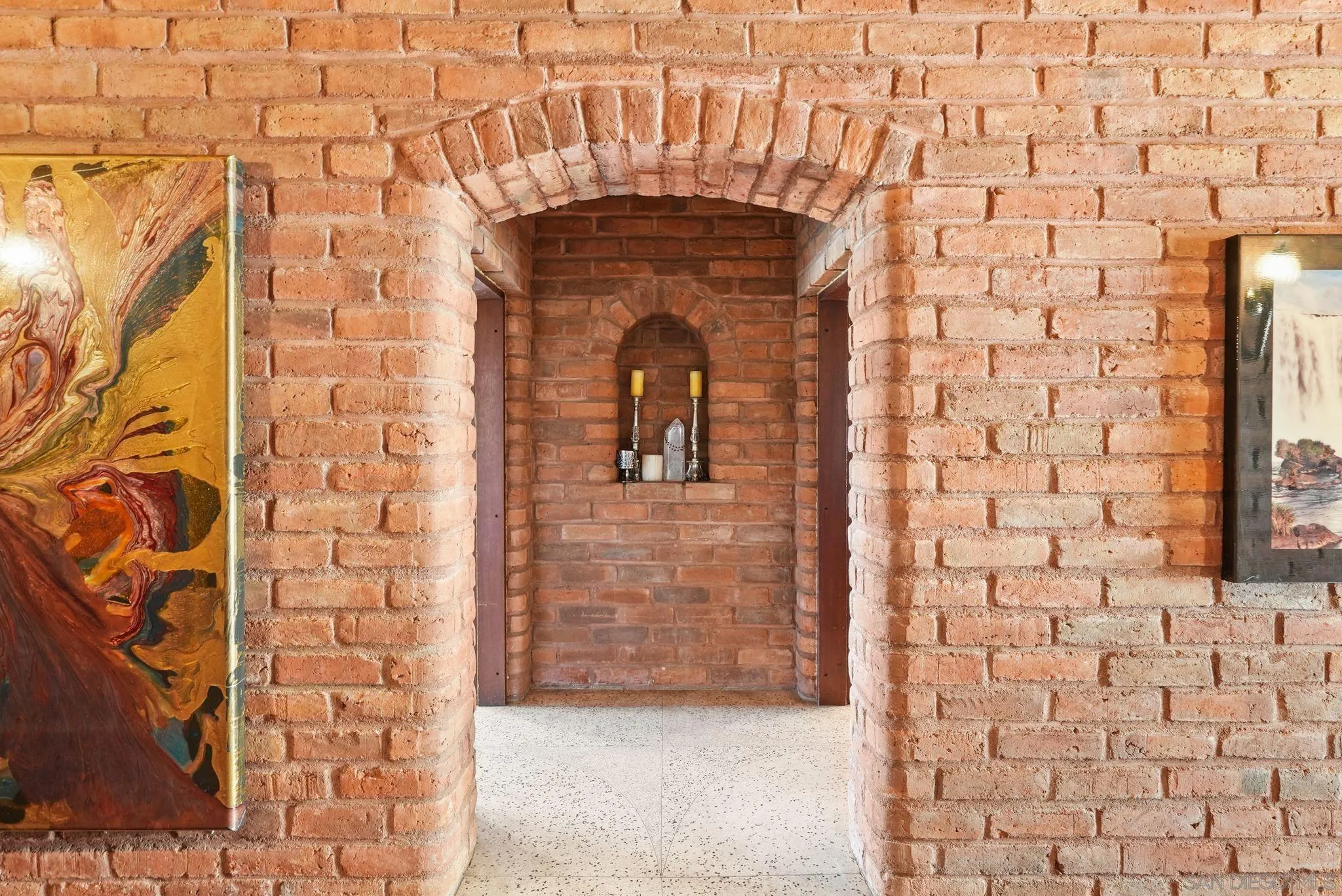 14740 Willow Road Lakeside, CA 92040 - Photo 7 of 37 a view of entryway with brick walls