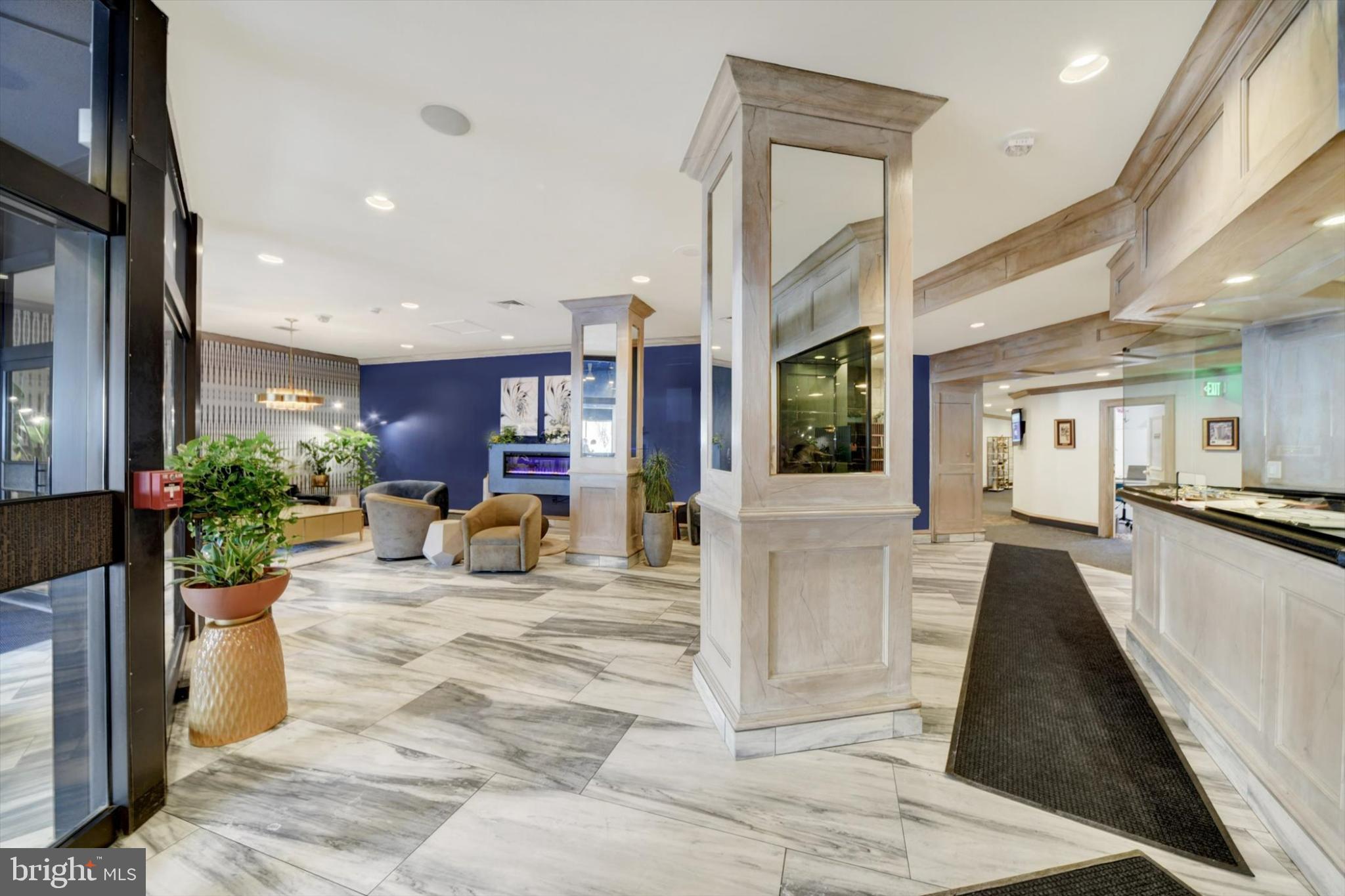 205 East Joppa Road, Unit 1604 Towson, MD 21286 - Photo 19 of 19 Elegant lobby with modern design elements.