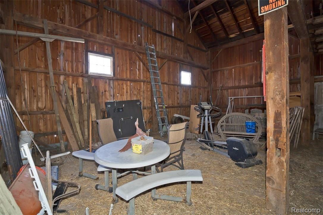 3175 Noble Road Oxford, MI 48370 - Photo 55 of 58 Interior of main level of barn
