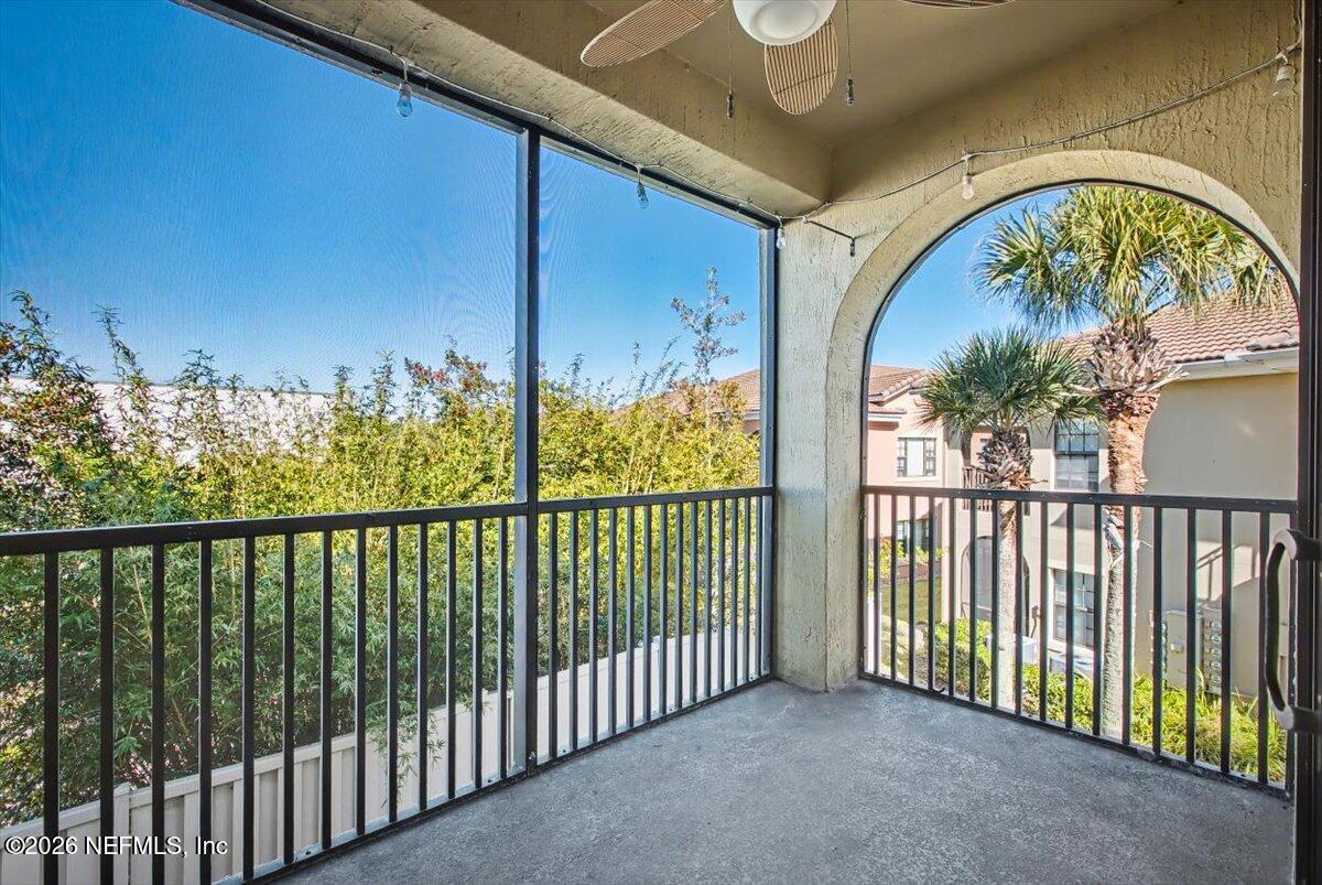 315 Via Castilla, Unit 204 St. Augustine, FL 32095 - Photo 10 of 18 a view of a balcony with furniture