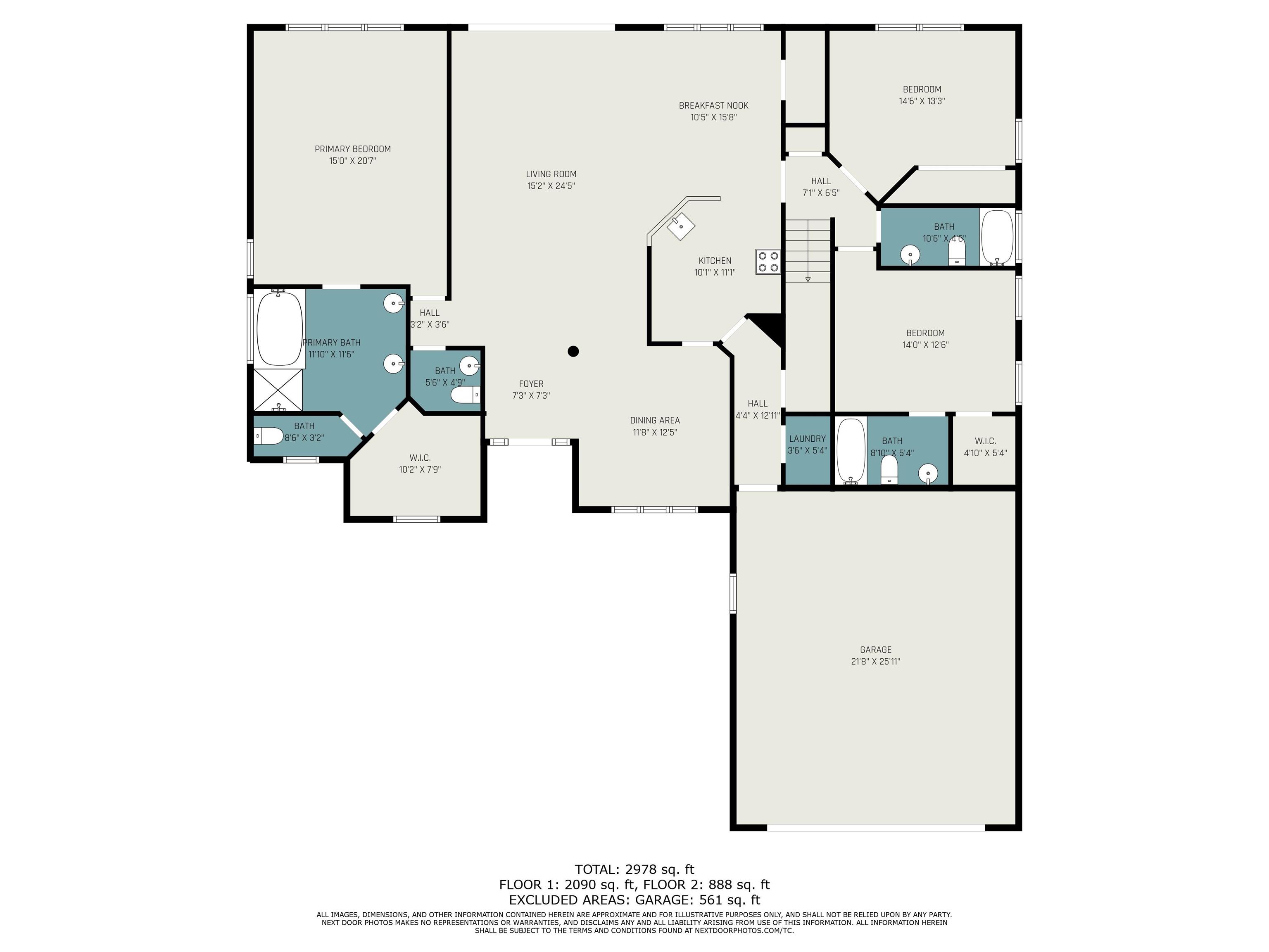 1069 Cole Court Myrtle Beach, SC 29577 - Photo 39 of 40 View of home floor plan