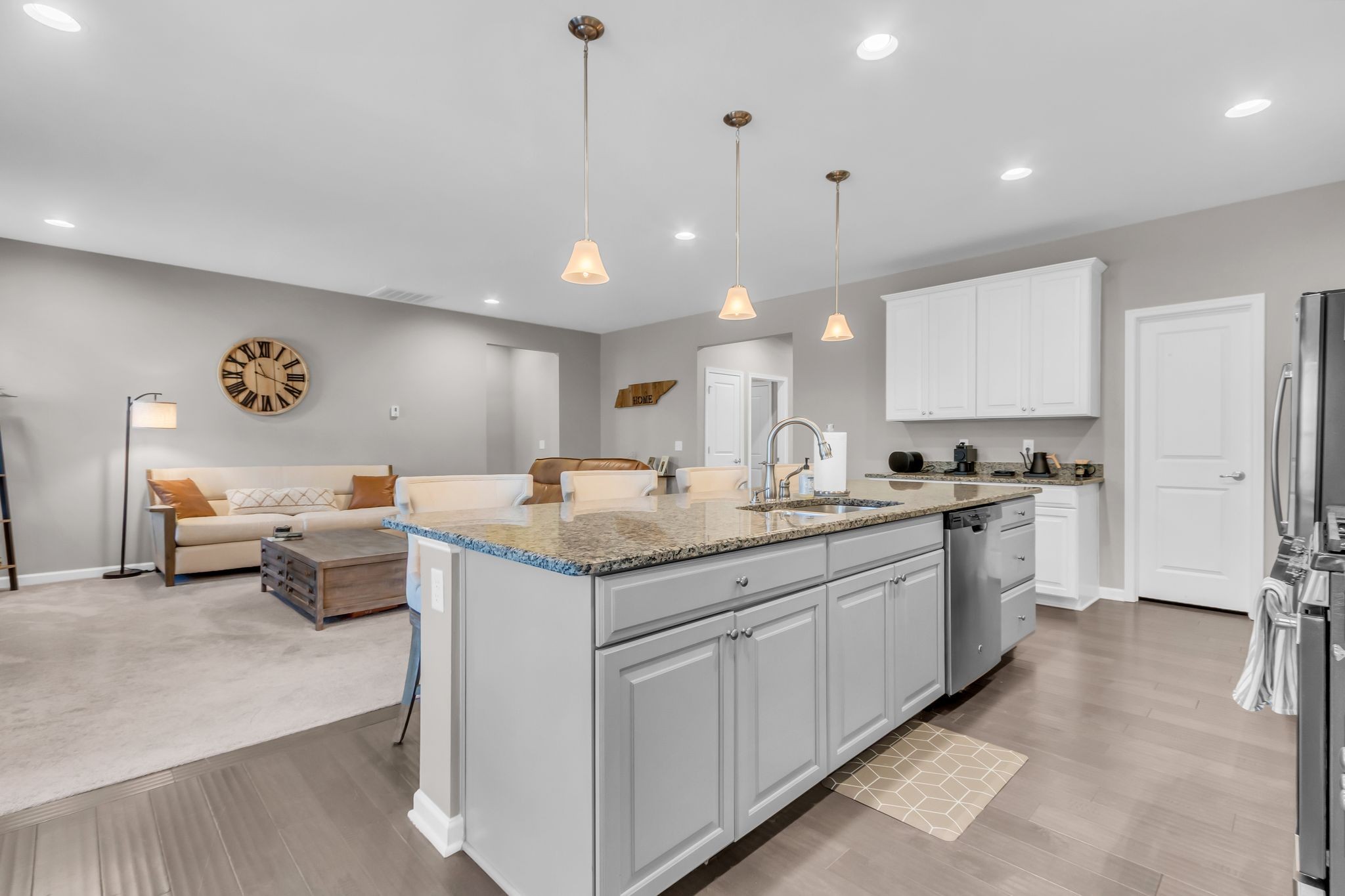 6930 Wellsford Lane College Grove, TN 37046 - Photo 13 of 44 a kitchen with a sink dishwasher and a refrigerator