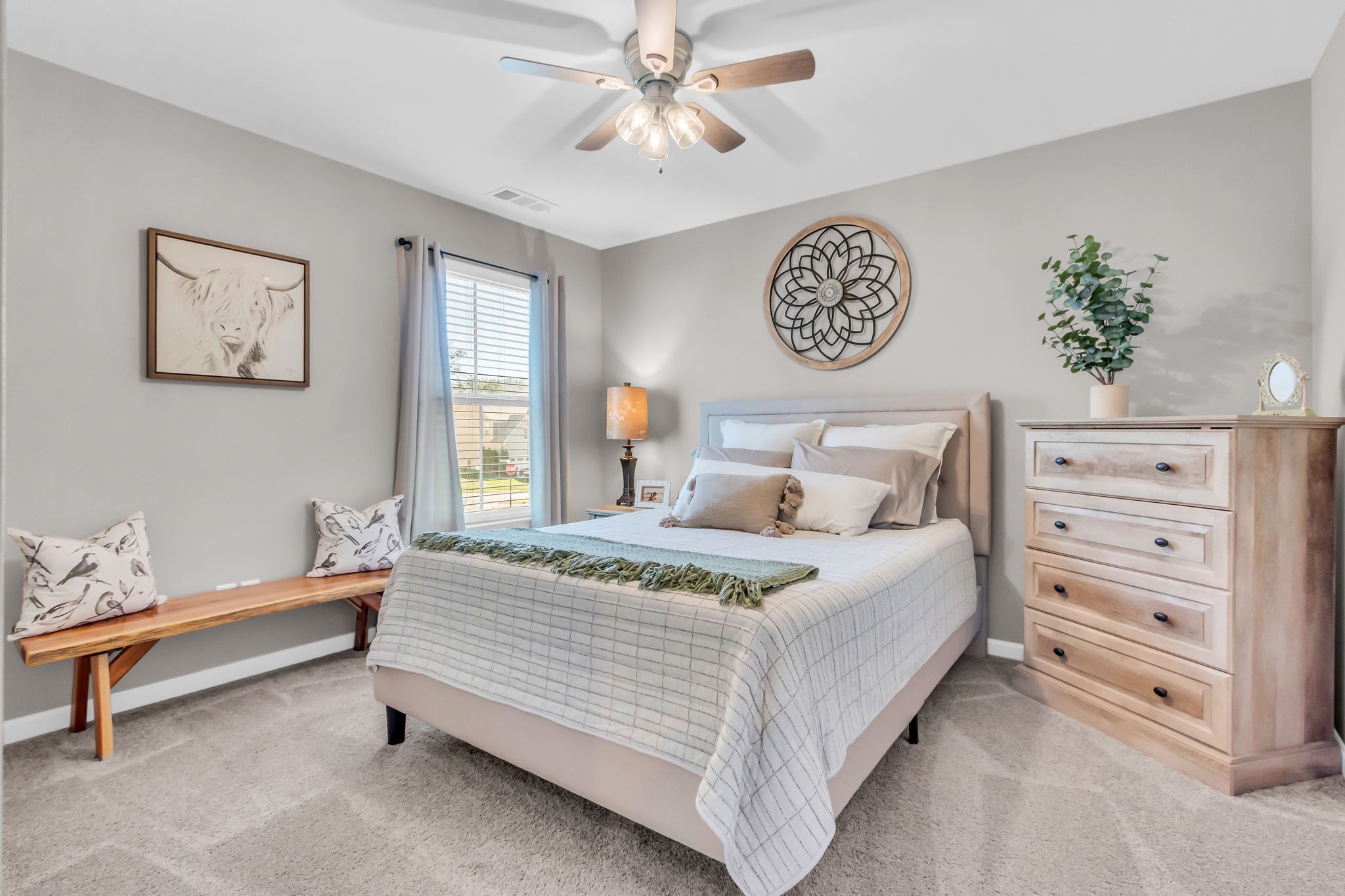 6930 Wellsford Lane College Grove, TN 37046 - Photo 29 of 44 a bedroom with a bed and a window