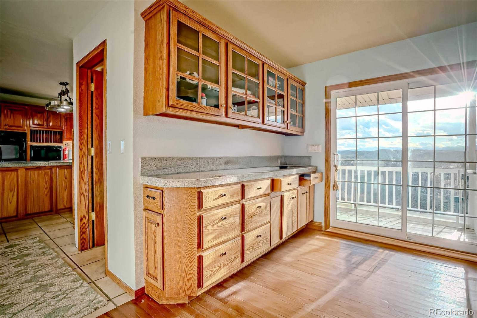 20722 Tollerburg Road Trinidad, CO 81082 - Photo 15 of 31 a spacious bathroom with a balcony a sink and mirrors