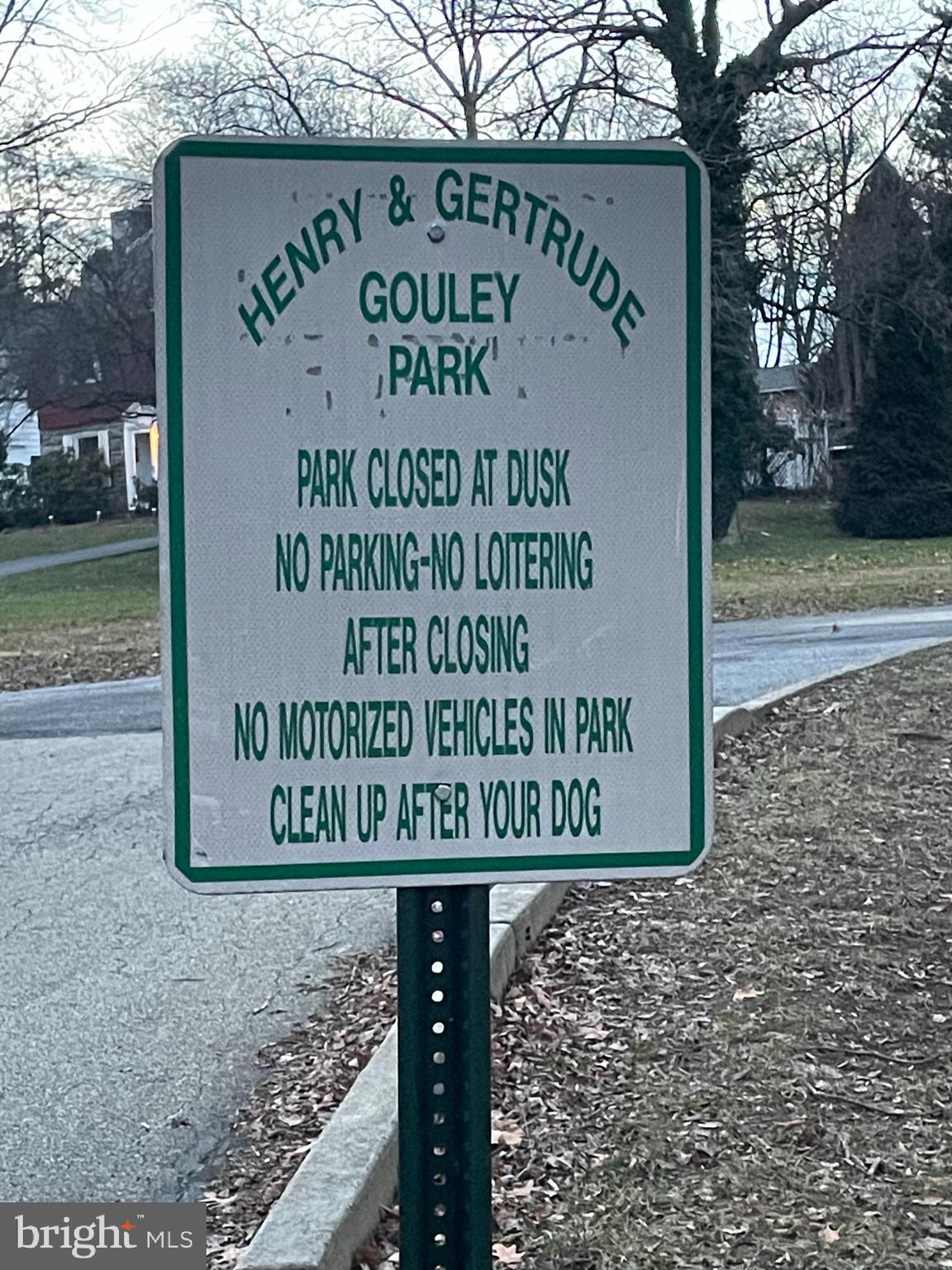 306 Colonial Drive Wallingford, PA 19086 - Photo 51 of 58 Park at the end of the street on Plush Mill.