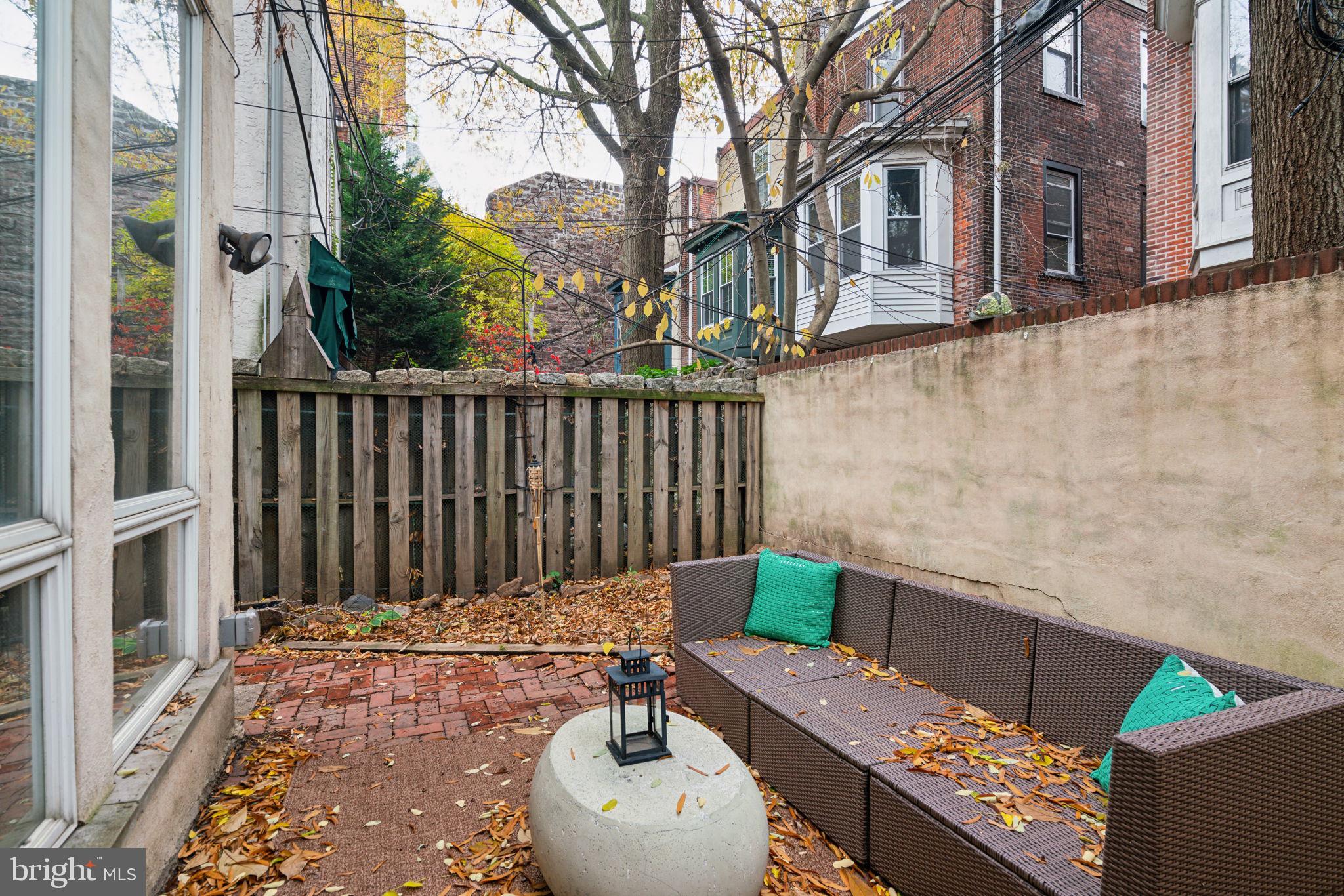 2206 Wallace Street Philadelphia, PA 19130 - Photo 21 of 38 a view of a bench in the patio