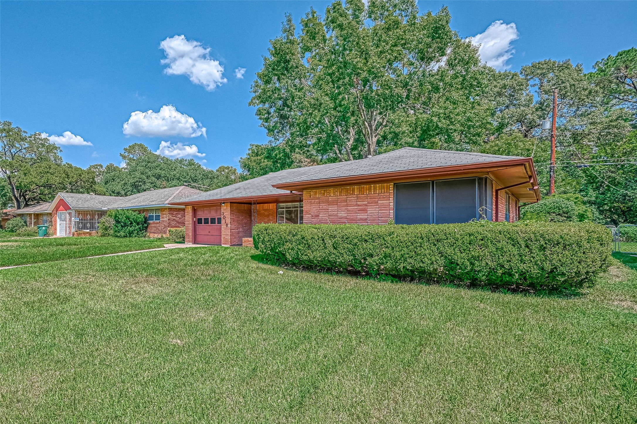 3018 Attridge Road Houston, TX 77018 - Photo 18 of 29 a view of a house with a big yard