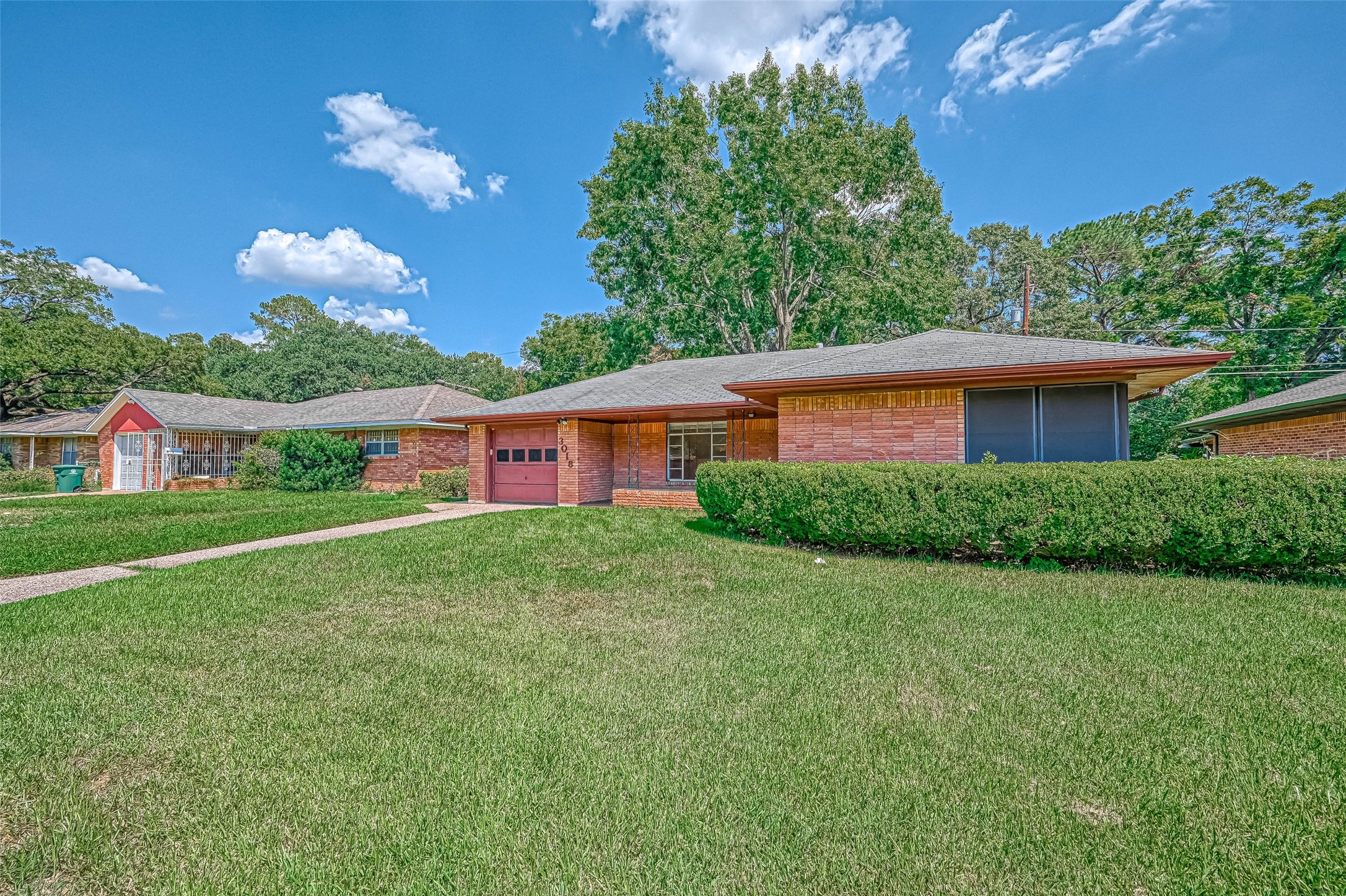 3018 Attridge Road Houston, TX 77018 - Photo 19 of 29 a view of a house with a yard