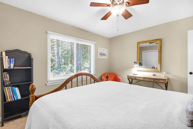 an outdoor space with seating