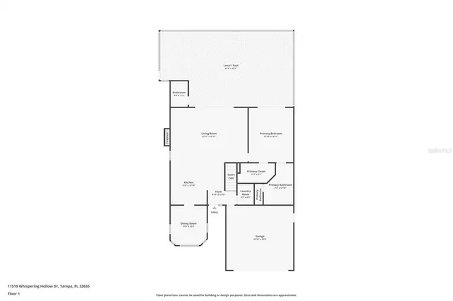 $3,600 | 11519 Whispering Hollow Drive, Tampa, FL 33635