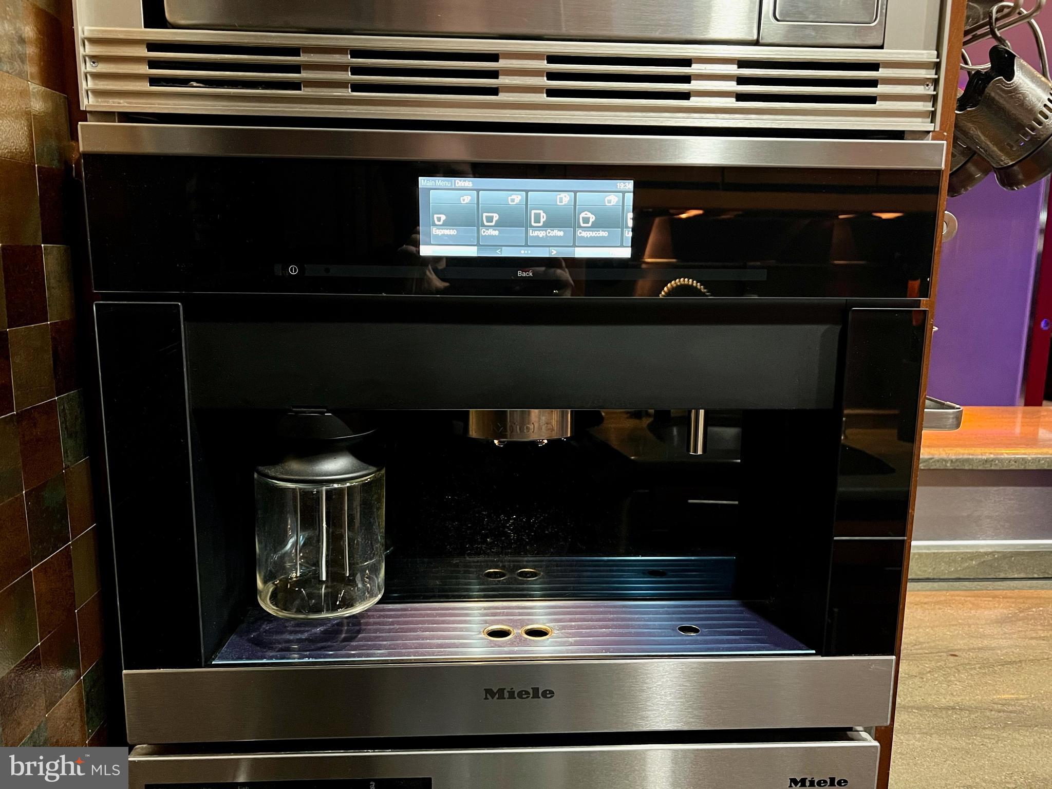 9701 Fields Road, Unit 201 Gaithersburg, MD 20878 - Photo 20 of 68 Miele plumbed coffee machine