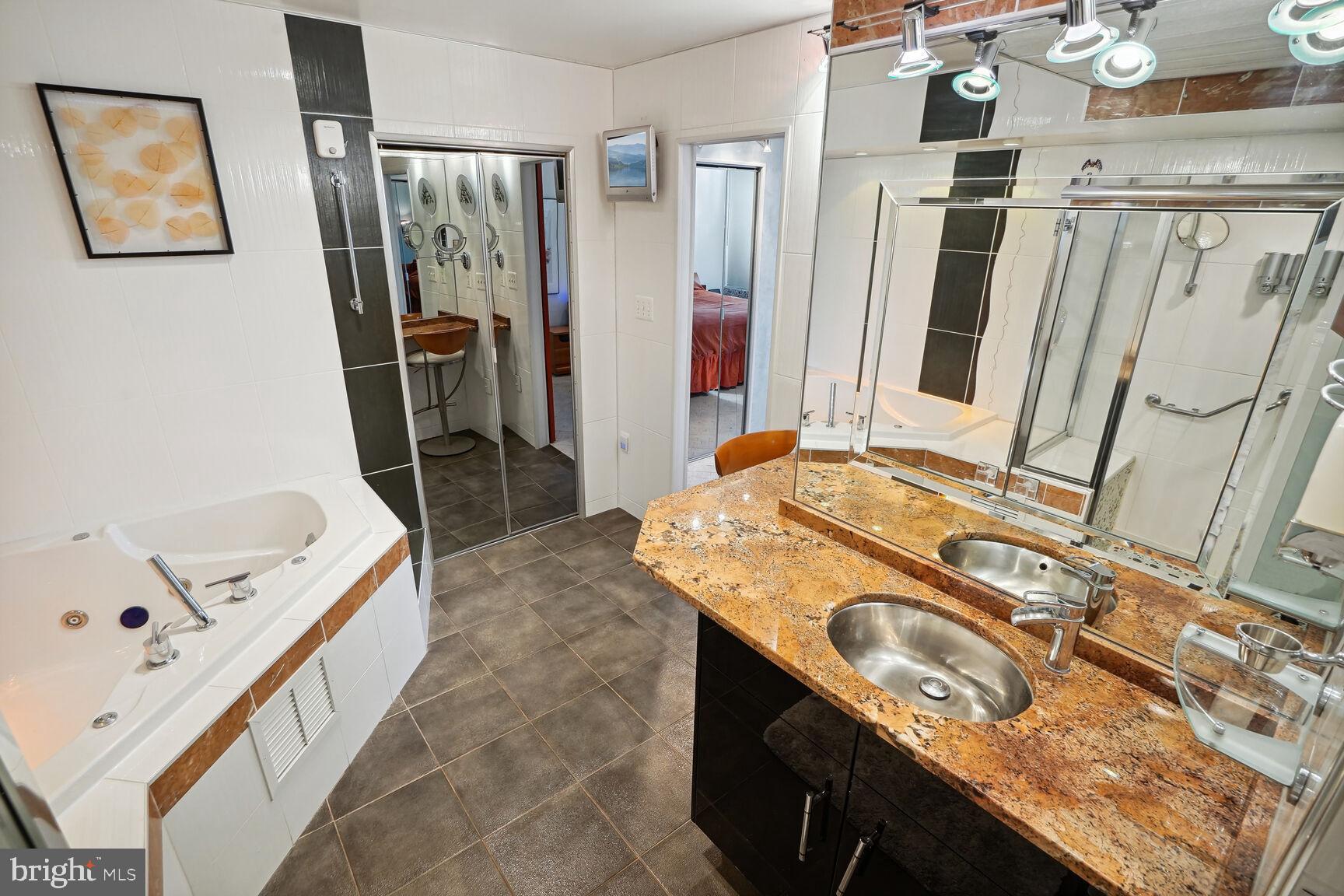 9701 Fields Road, Unit 201 Gaithersburg, MD 20878 - Photo 41 of 68 Main Bathroom; heated floors