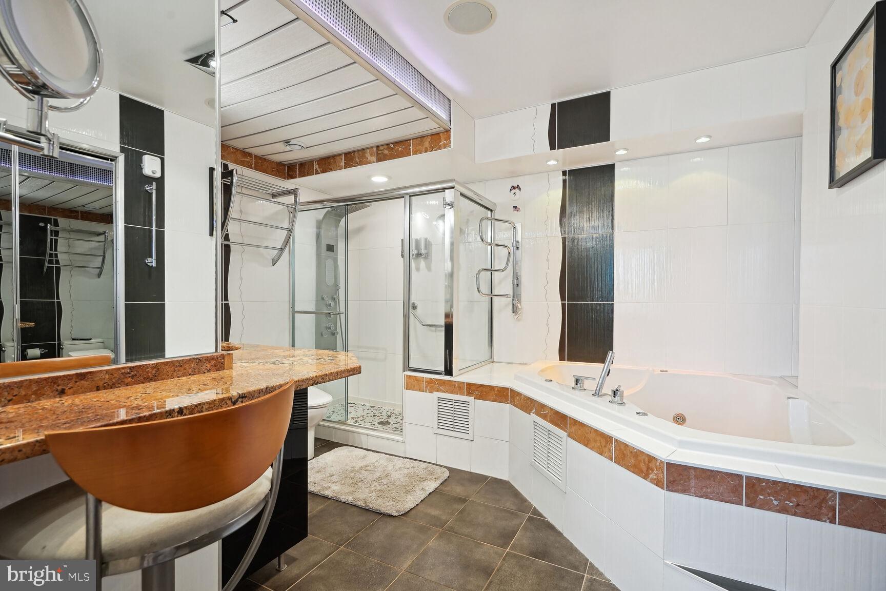 9701 Fields Road, Unit 201 Gaithersburg, MD 20878 - Photo 42 of 68 Main BA, heated floors, modern features