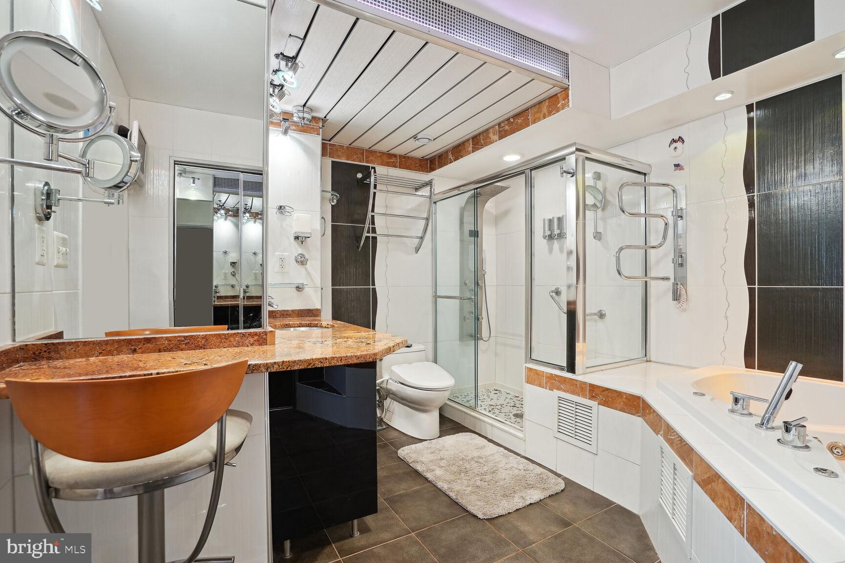 9701 Fields Road, Unit 201 Gaithersburg, MD 20878 - Photo 43 of 68 Main BA, heated floors, modern features