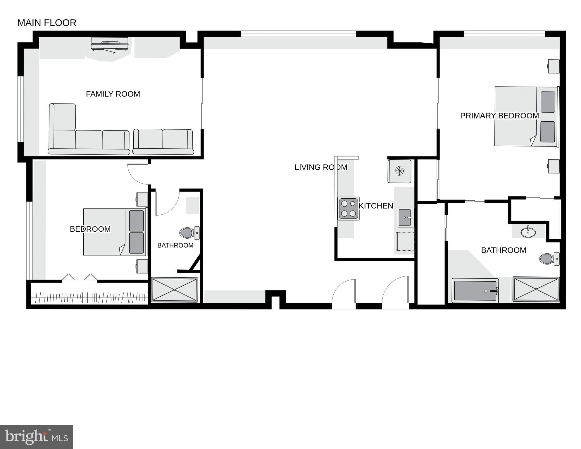 9701 Fields Road, Unit 201 Gaithersburg, MD 20878 - Photo 68 of 68 Floorplan