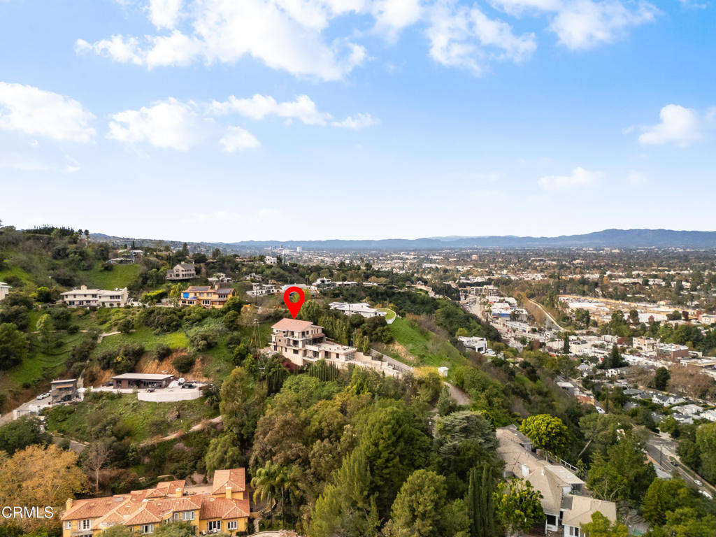12480 Viewcrest Road Los Angeles, CA 91604 - Photo 69 of 69 an aerial view of residential houses with city view