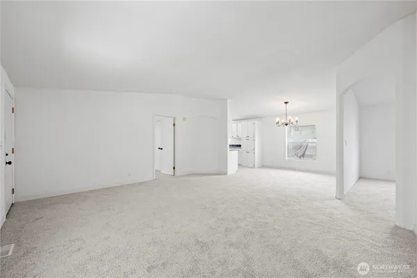 a view of an empty room