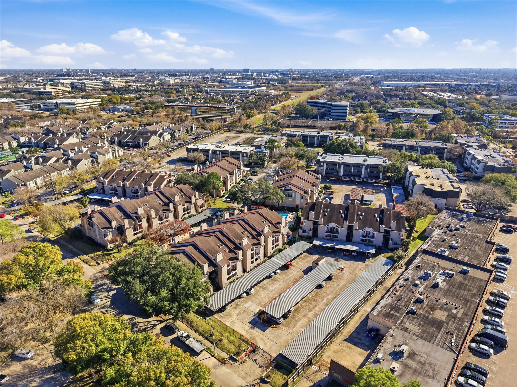 10855 Meadowglen Lane, Unit 823 Houston, TX 77042 - Photo 35 of 35 an aerial view of a city