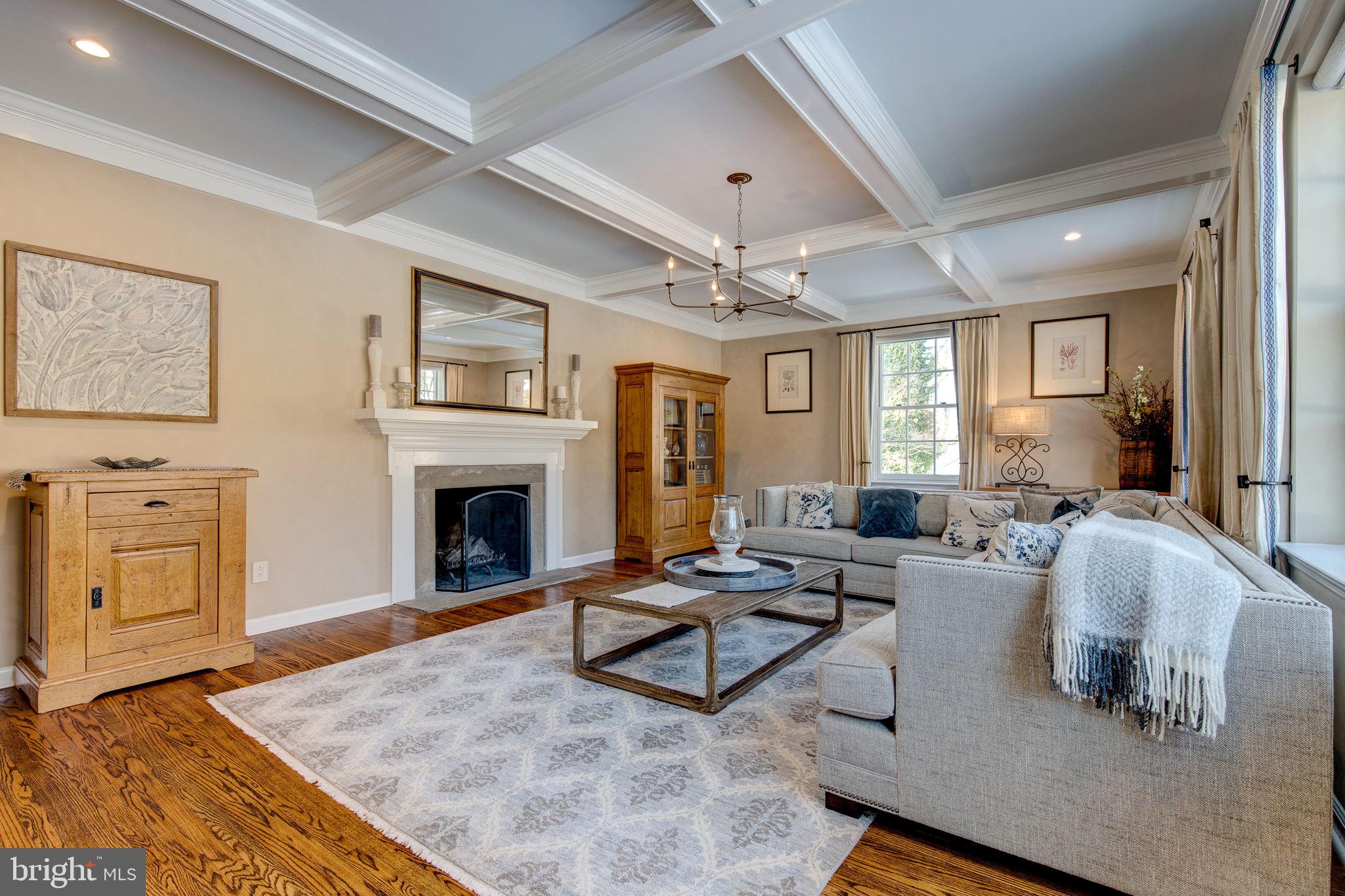 1675 Stephens Drive Wayne, PA 19087 - Photo 7 of 52 Sitting room with wood burning fireplace