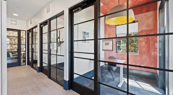 a very nice looking room with a large window